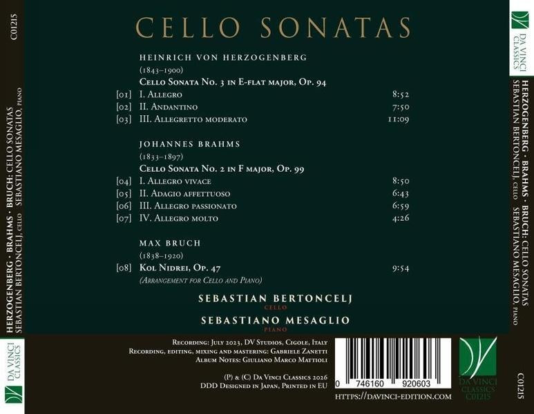 Sonates pour violoncelle - Front Cover
