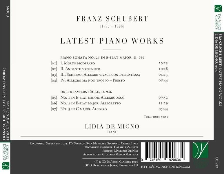 Sonate pour piano : Drei klavierstücke - Front Cover