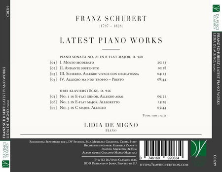 Sonate pour piano : Drei klavierstücke - Front Cover