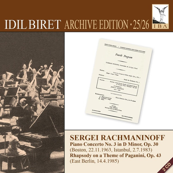 Piano Concerto No. 3 & Rhapsody on a Theme of Paganini - Front Cover