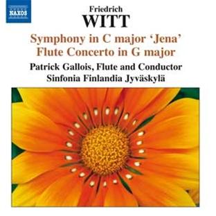 Symphonie en ut majeur "Jena" - Concerto pour flûte en sol majeur - Front Cover
