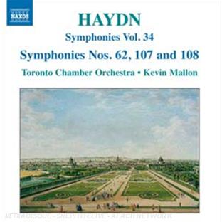 Symphonies volume 34 - N.62, 107 et 108 - Front Cover