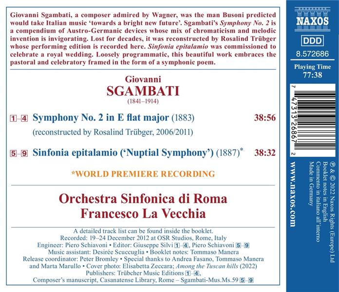 Symphonie Numéro 2 Sinfonia Epitalamio - Front Cover