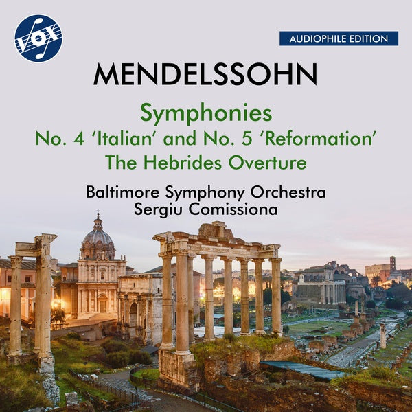 Symphonies Numéro 4 "Italienne" et Numéro 5 "Réformation" - Ouverture les Hébrides - Front Cover