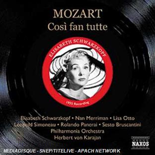 Cosi fan tutte - Front Cover