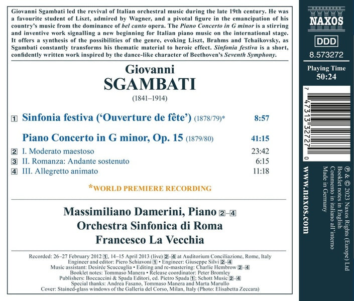 Concerto pour piano en sol mineur - Sinfonia festiva - Front Cover