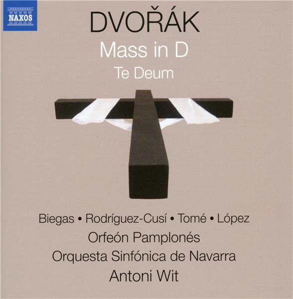 Dvorak : Messe en Re majeur, Te Deum - Front Cover