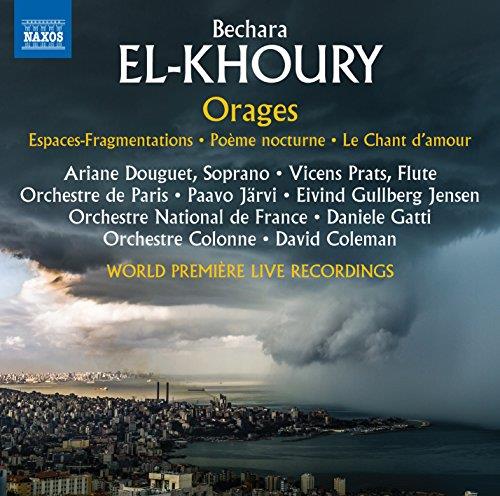 El-Khoury : Orages Espaces fragmentations poème nocturne chant d'amour - Front Cover
