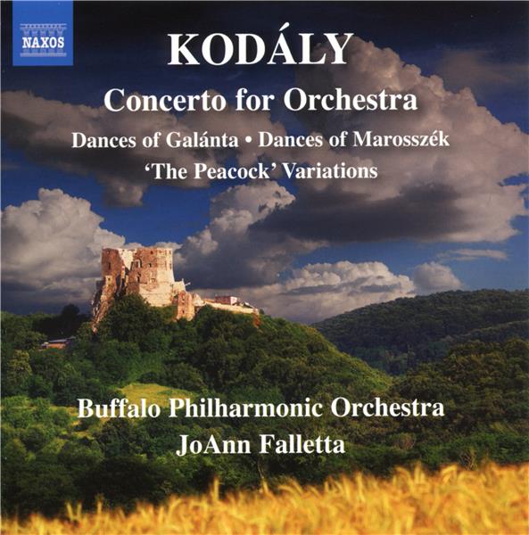 Danses de Galánta Concerto pour orchestre Variations - Front Cover