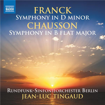 Franck : Symphonie en ré mineur - Chausson : Symphonie en si bémol majeur - Front Cover