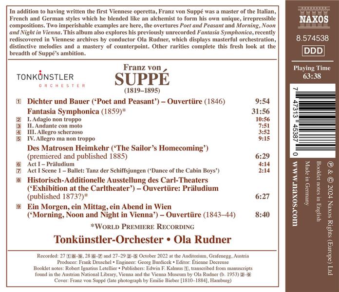 Fantasia Symphonica - Ouvertures orchestrales - Préludes - Front Cover