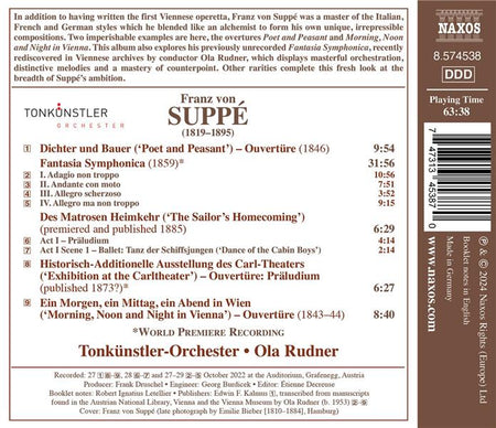 Fantasia Symphonica - Ouvertures orchestrales - Préludes - Front Cover