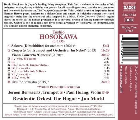 Œuvres orchestrales Volume 4 - Front Cover