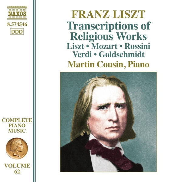 Complete Piano Music Volume 62 : Transcriptions Of Religious Works - Front Cover