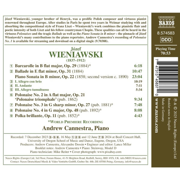 Piano Works - Front Cover
