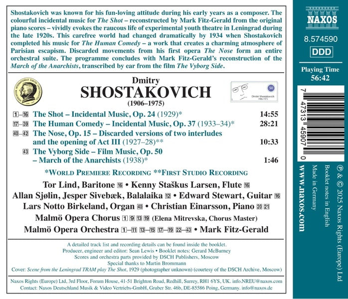 The Human Comedy  / The Nose  / The Shot - Front Cover