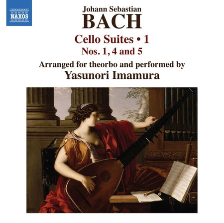 Cello Suites, Volume 1 Arranged For Theorbo - Front Cover
