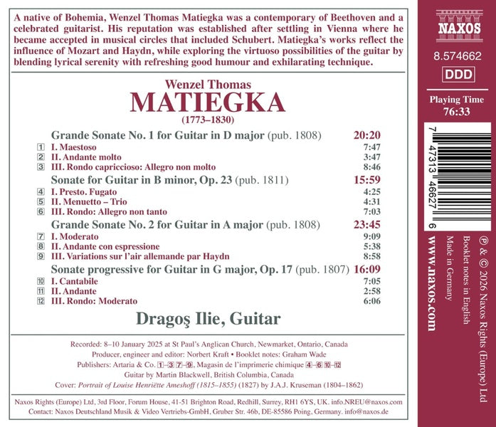 Complete Guitar Sonatas, Vol. 1 - Front Cover