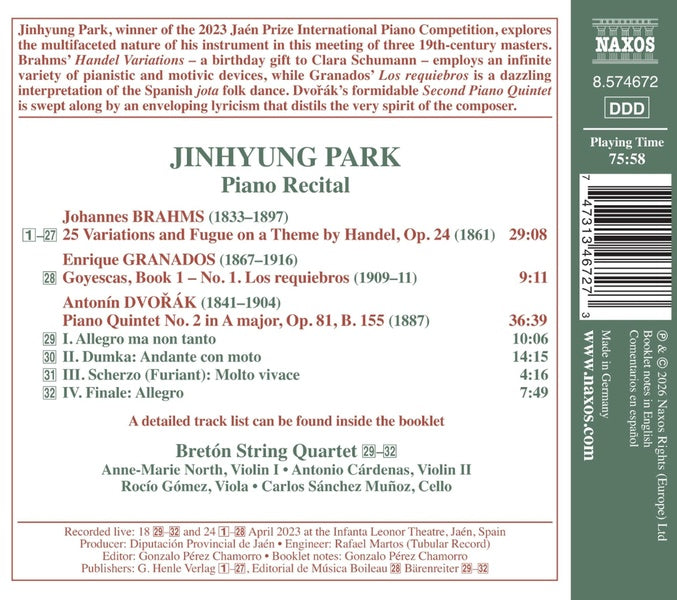 Piano Recital - Front Cover
