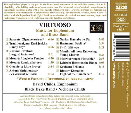 Virtuoso - Music for Euphonium And Brass Band - Front Cover