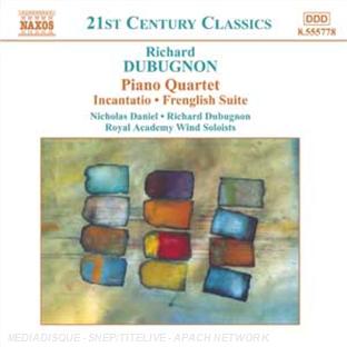 Quatuor pour piano, opus 22 - Incantation pour violoncelle et piano, opus 12 - 3 Evocations finlandaises pour contrebasse, opus 6 - - Front Cover