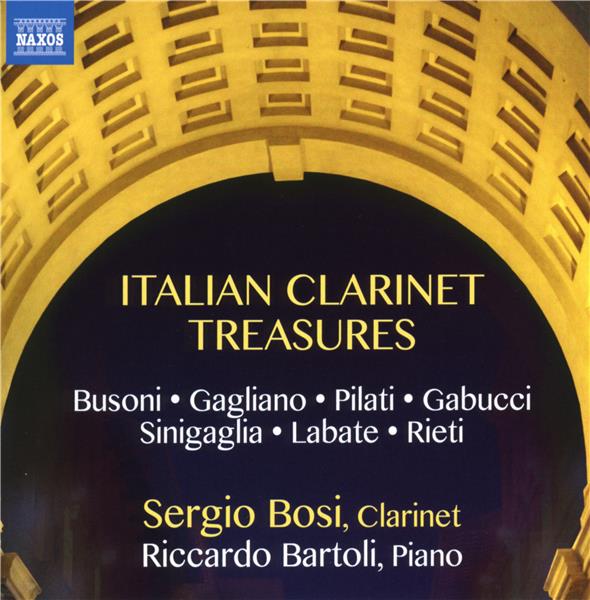 Italian Clarinet Treasures - Front Cover
