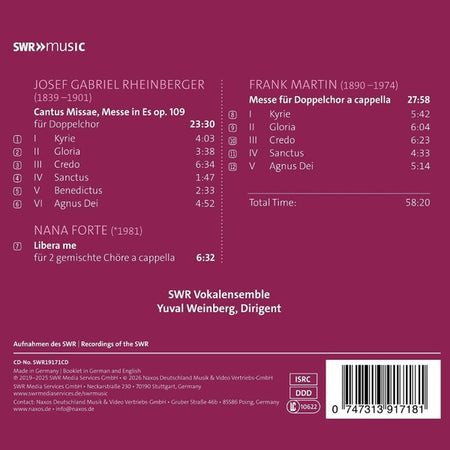Masses for Double Choir - Front Cover