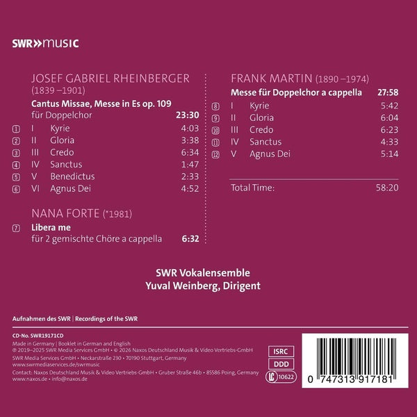Masses for Double Choir - Front Cover