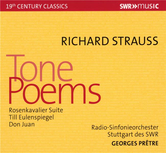 Tone Poems Rosenkavalier suite Till Eulenspiegel Don Juan - Front Cover
