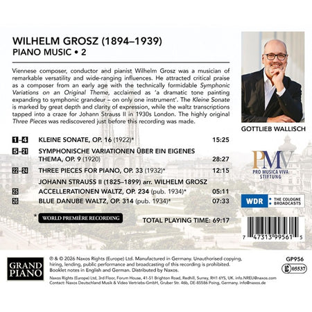 Piano Music, Vol. 2 - Front Cover