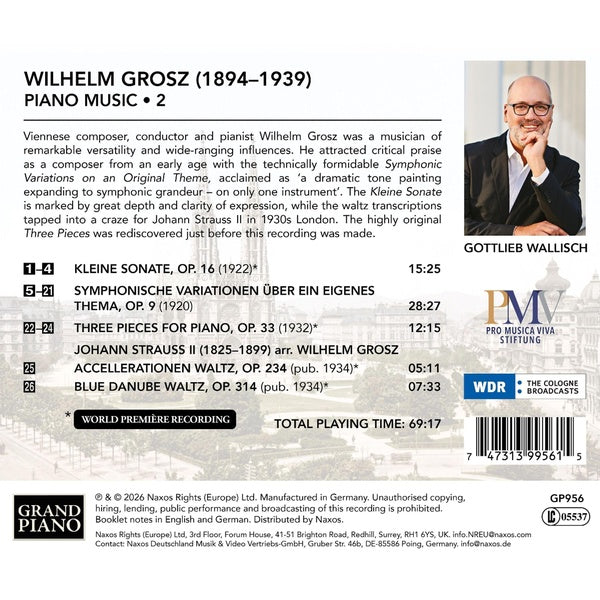 Piano Music, Vol. 2 - Front Cover
