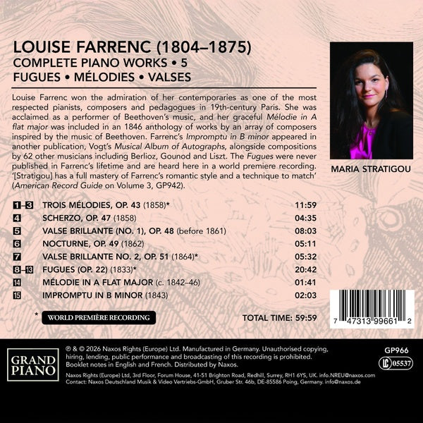 Complete Piano Works, Volume 5 - Front Cover