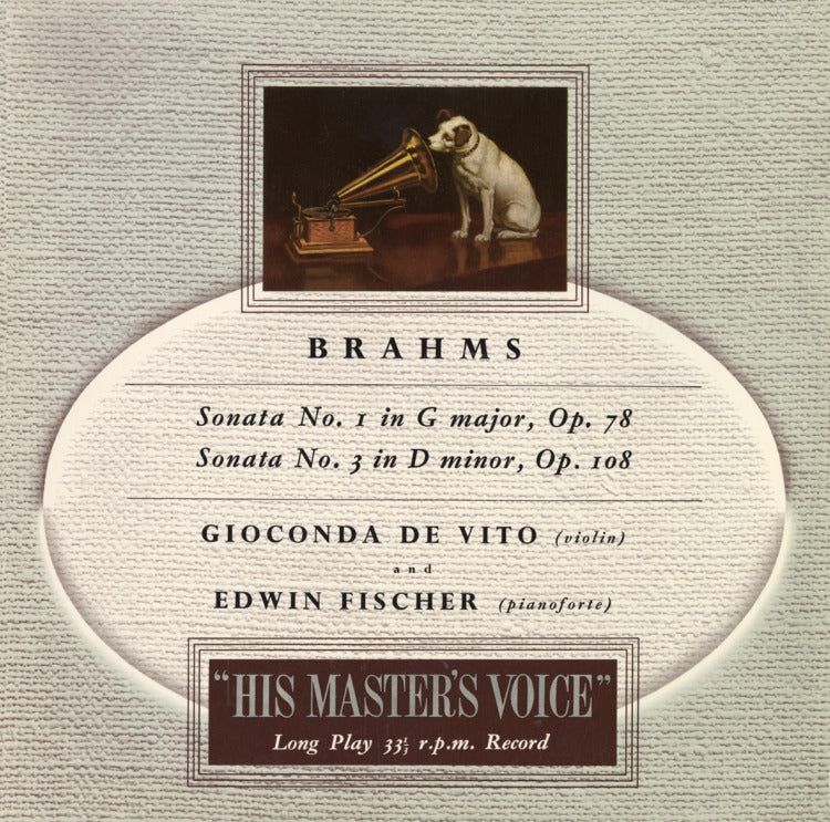 SONATA 1 OP 78/SONATA 3 OP 108 - Front Cover