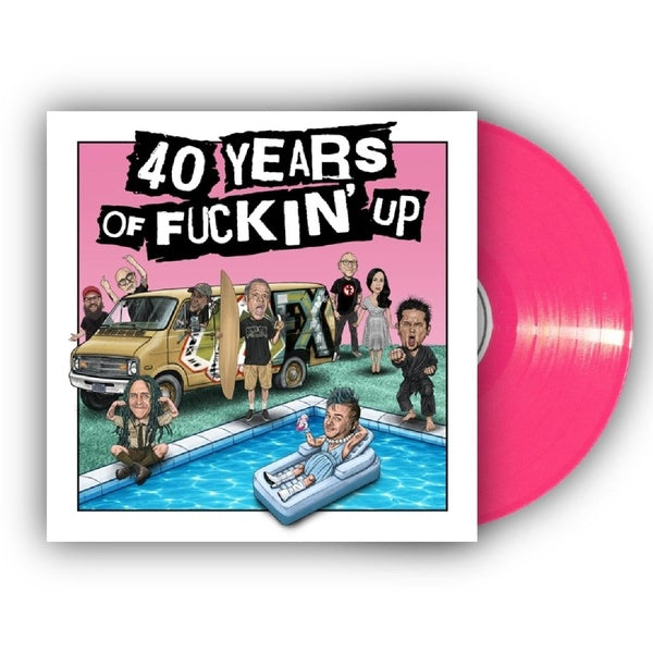 40 Years Of Fuckin' Up - Soundtrack - édition colorée - Vinyle - Front Cover