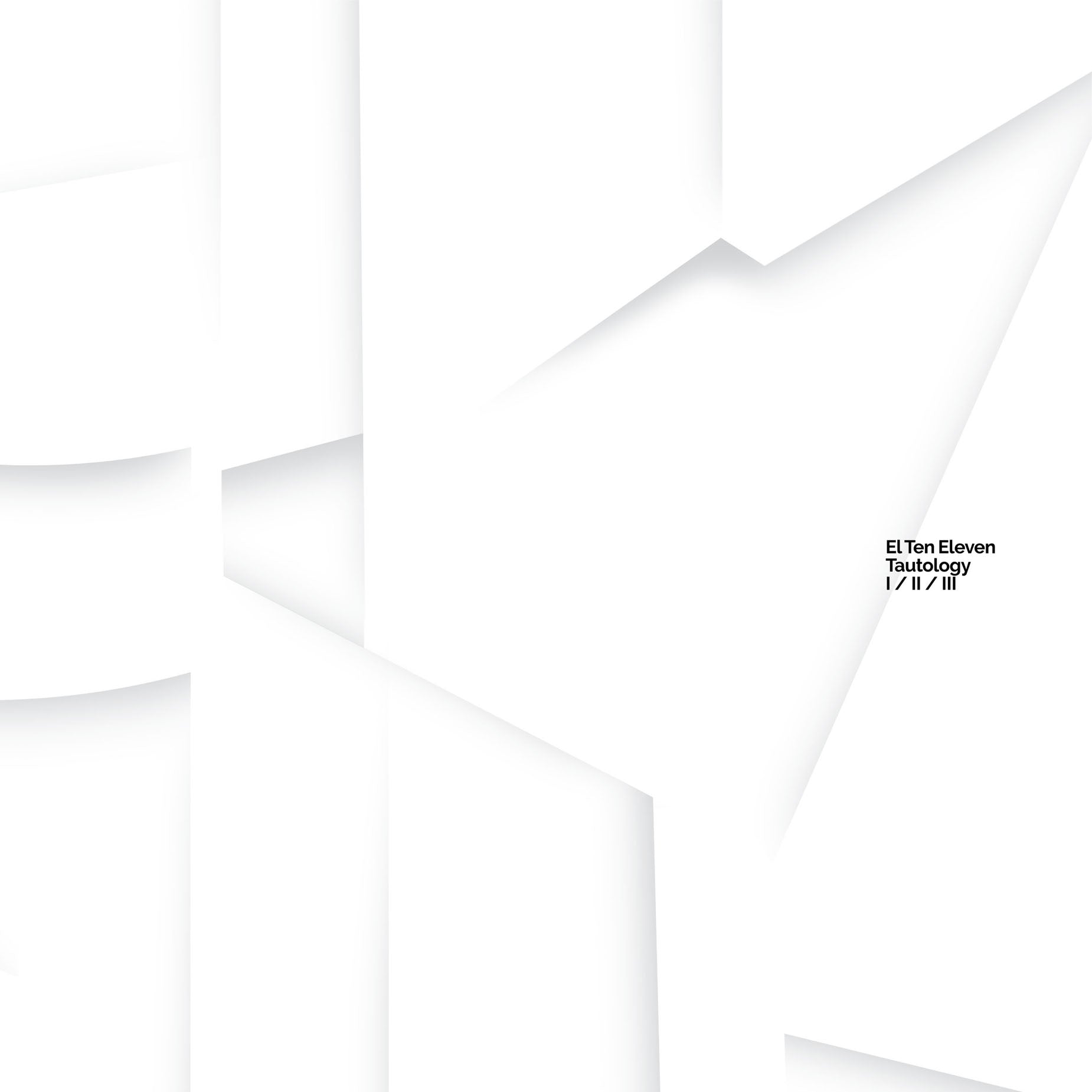 Tautology - Front Cover