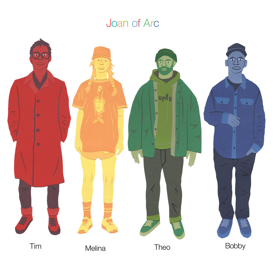Tim Melina Theo Bobby - Vinyle Bleu Ciel - Front Cover
