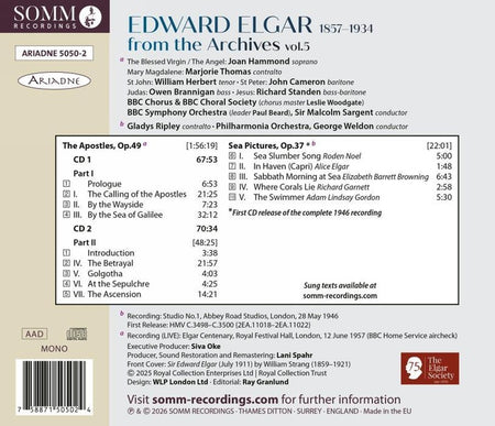 Archives, Volume 5 - Front Cover