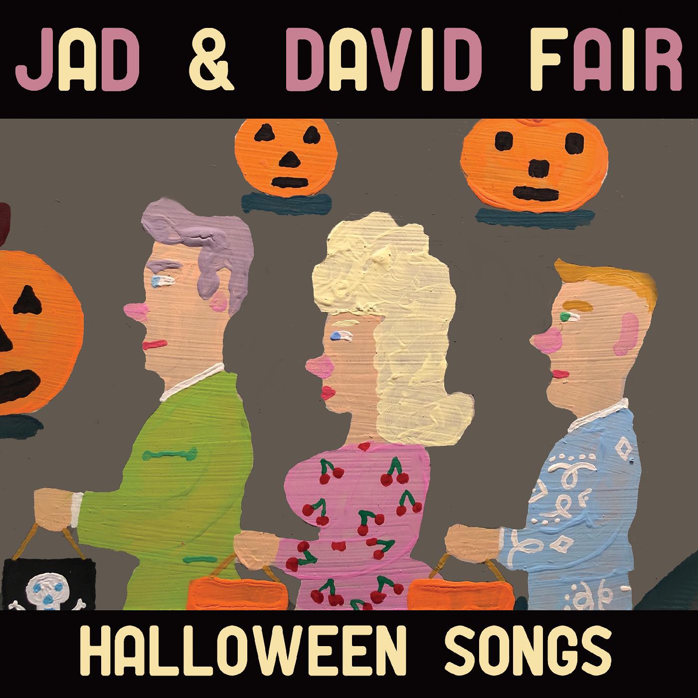 HALLOWEEN SONGS/VINYLE ORANGE AVEC TOURBILLONS NOIRS - Front Cover
