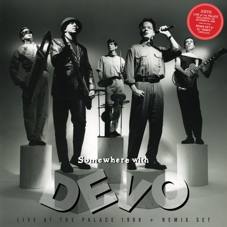 SOMEWHERE WITH DEVO/VINYLE ROUGE - Front Cover