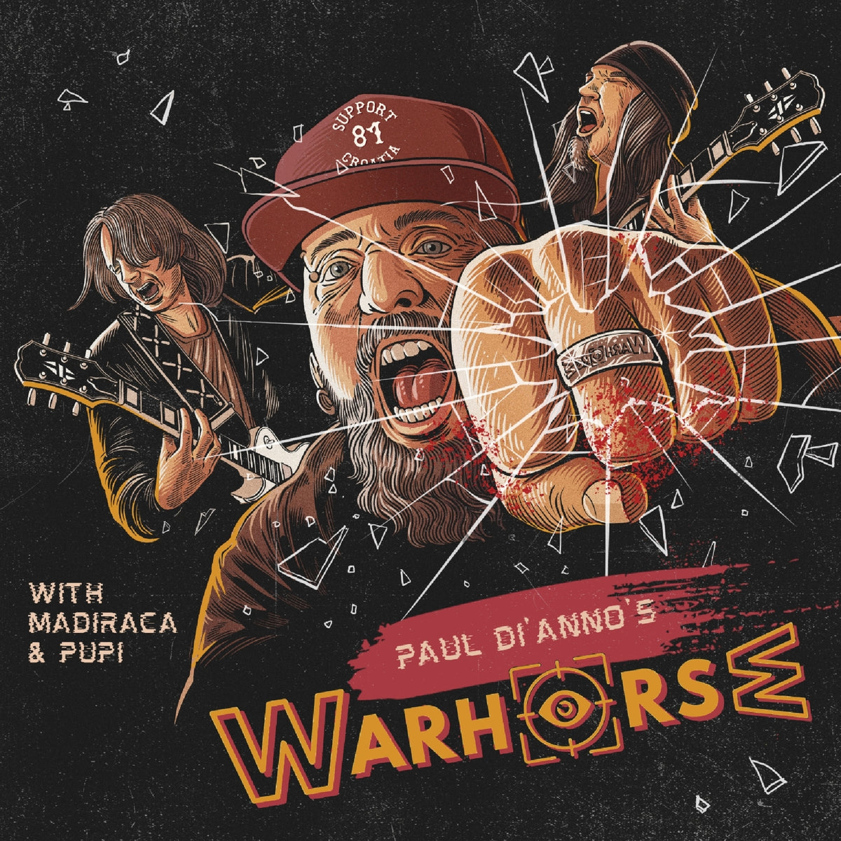 Paul Di'Anno's Warhorse - Front Cover