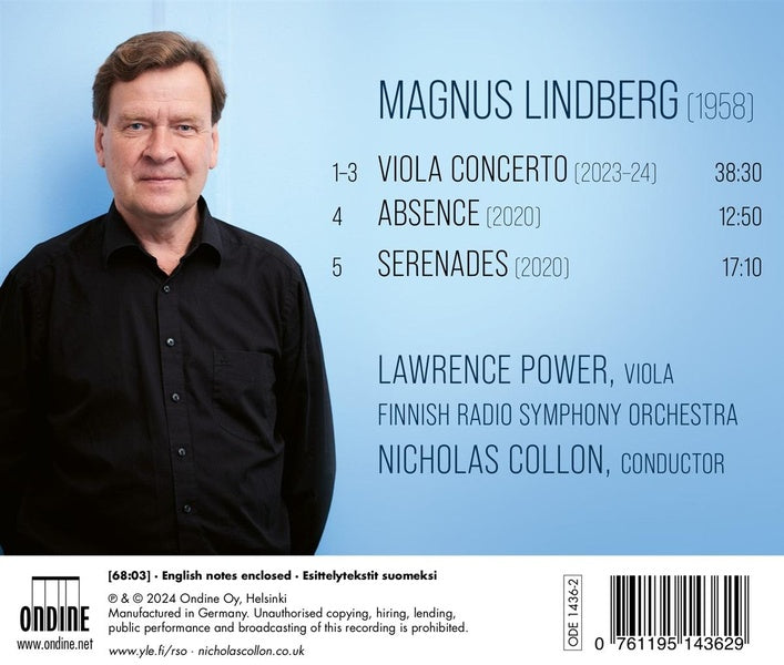 Concerto pour alto - Absence - Sérénades - Front Cover