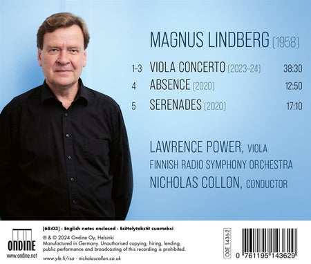 Concerto pour alto - Absence - Sérénades - Front Cover