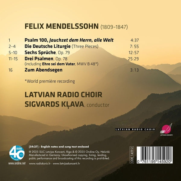 Œuvres chorales sacrées - Front Cover