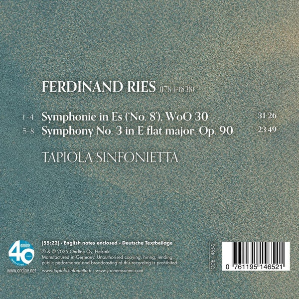 Symphonies In Es et Numéro 3 - Front Cover