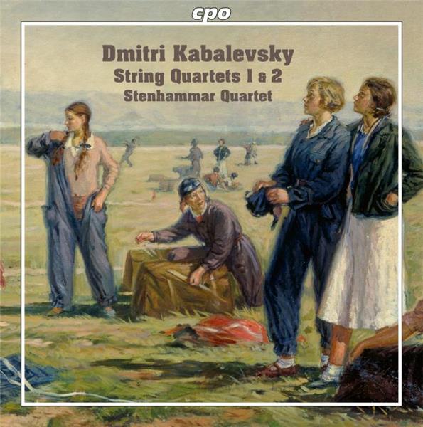 Kabalevski : Quatuors à cordes numéro 1 et 2 - Front Cover