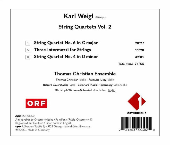 Quatuors à cordes Volume 2 - Front Cover