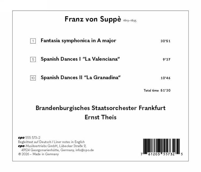 Fantasia symphonica / Danses espagnoles - Front Cover