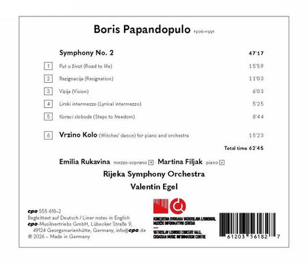 Symphonie numéro 2 / Vrzino Kolo - Front Cover