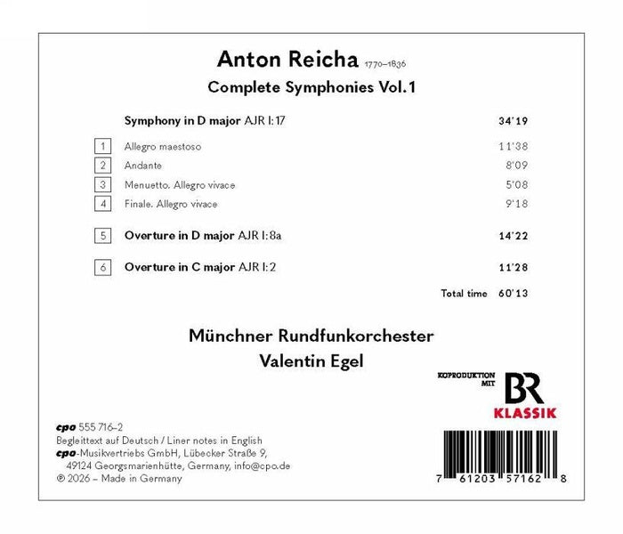 Symphonies Volume 1 - Front Cover