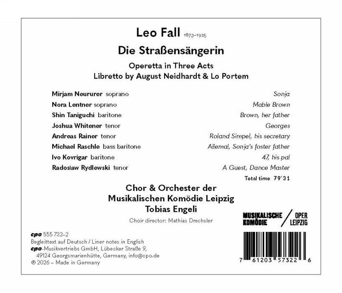 Die Strassängerin - Front Cover